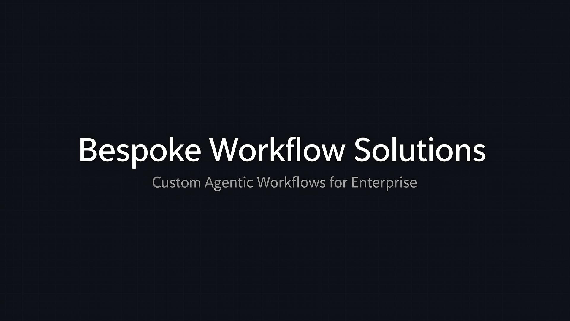 Bespoke Workflow Solutions | Custom Automation & CRM Experts